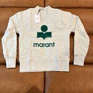 Isabel Marant Etoli Mobyli Sweater ecru-emerald Womans 34